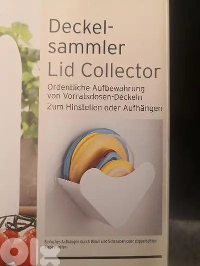 Lid collector tchibo علبة للأغطية