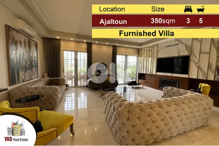 Ajaltoun 350m2 Villa | 150m2 Garden | Furnished | KH |