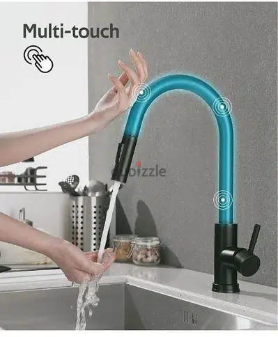 خلاط مجلى سحاب وعلى اللمس water tap touch