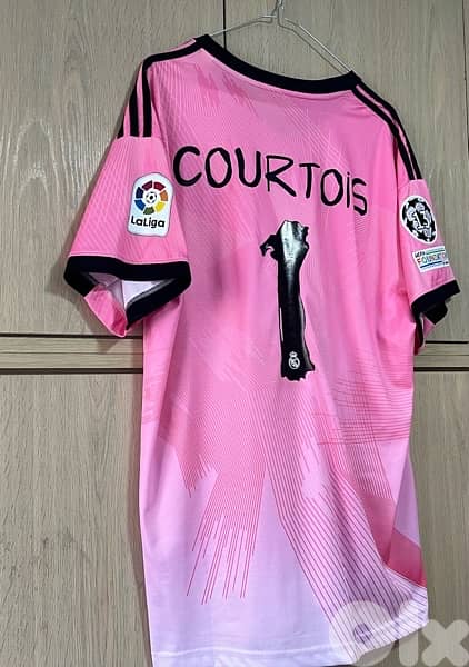 real madrid goalkeeper courtois yamamoto limited edition adidas kit 1