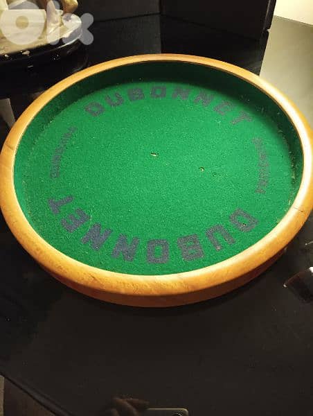 Vintage Dubonnet cocktail serving tray 0