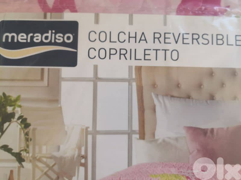 Bedspread couvrelit reversible غطاء تخت 1