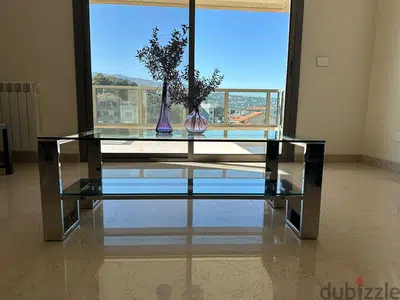 Stainless Steel & Glass Table