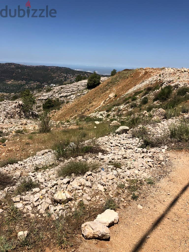 1500 Sqm | Land For Sale In Mtein, Bchellema | Panoramic Mountain View 0