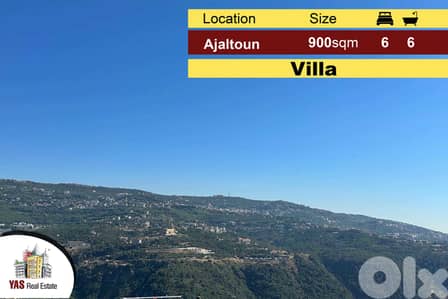 Ajaltoun 900m2 | Villa | Unique Property | Open View | 2400m2 Land | Ajaltoun 900m2 | Villa | Unique Property | Open View | 2400m2 Land |