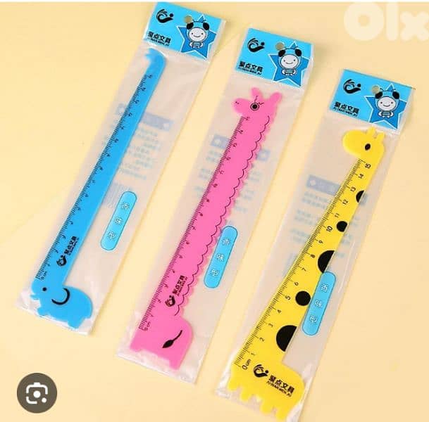 cute animal ruler for school 1