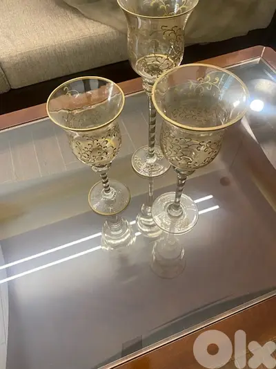 3 glasses