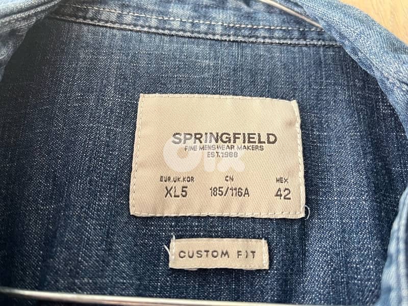 original springfield jeans chemise short sleeve 10 $ 1
