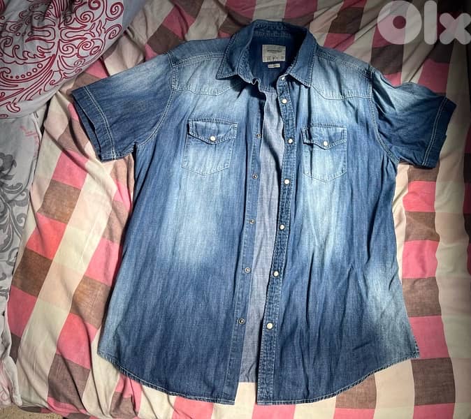original springfield jeans chemise short sleeve 10 $ 2