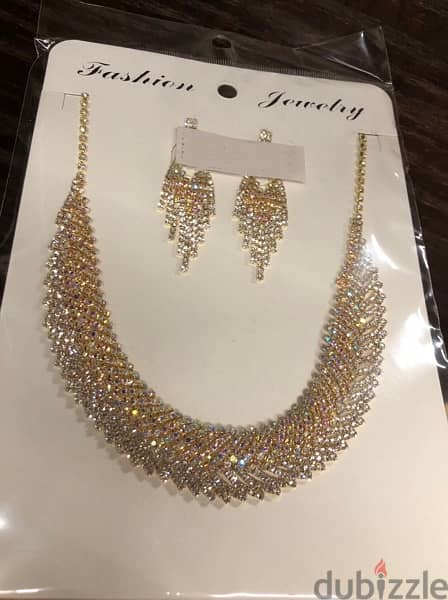necklace, earings, bracelet  (set) faux bijoux accesories 1