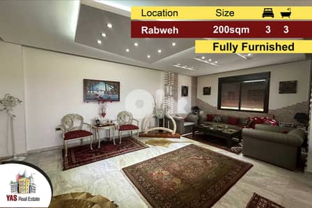 Rabweh 200m2 | Breathtaking View | Mint Condition | Furnished | MJ