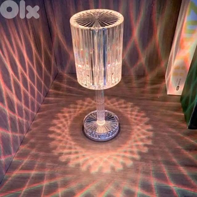 Diamond Table Lamp Modern Rechargeable RGB, 3-Light Modes 7