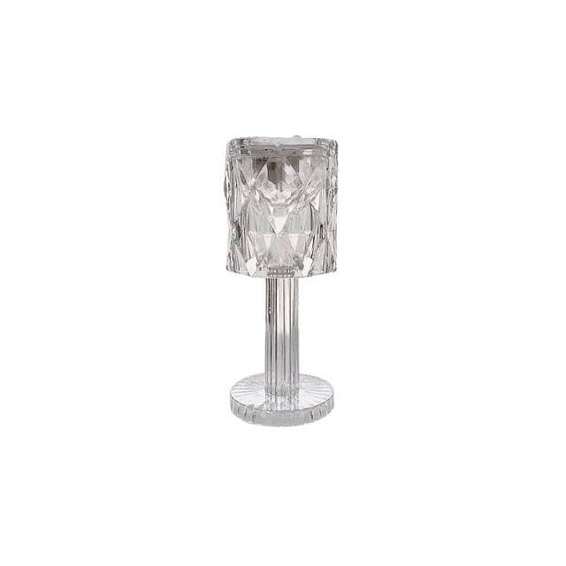 Amorphous Table Lamp in Transparent Amber and Grey 0