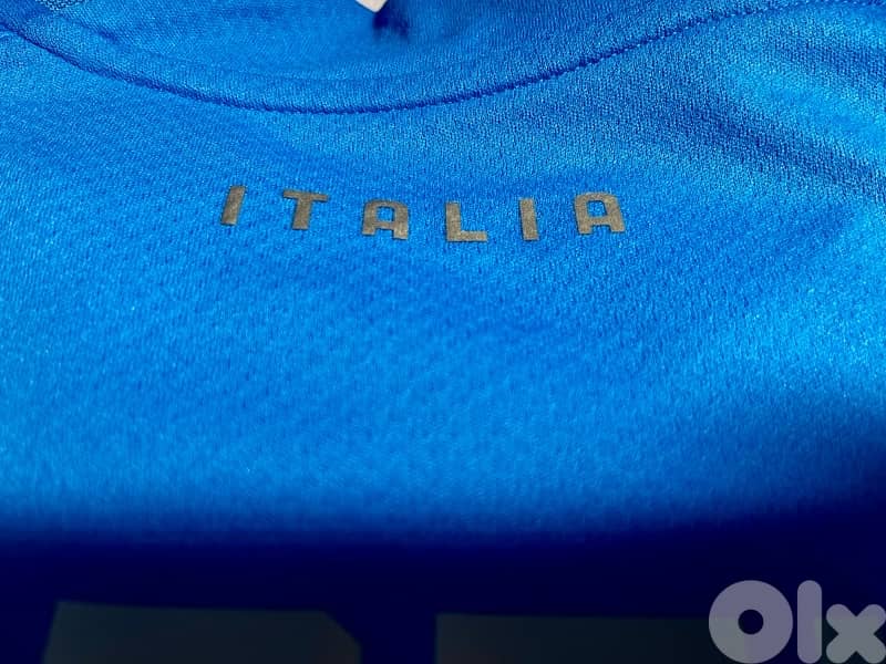 italia finalissima  barella super copa puma shirt 2022 with argentina 4