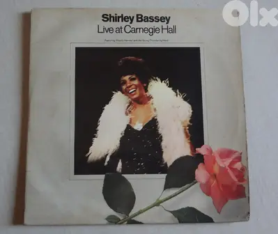 Shirley Bassey live at carnegie hall 2 vinyl gatefold