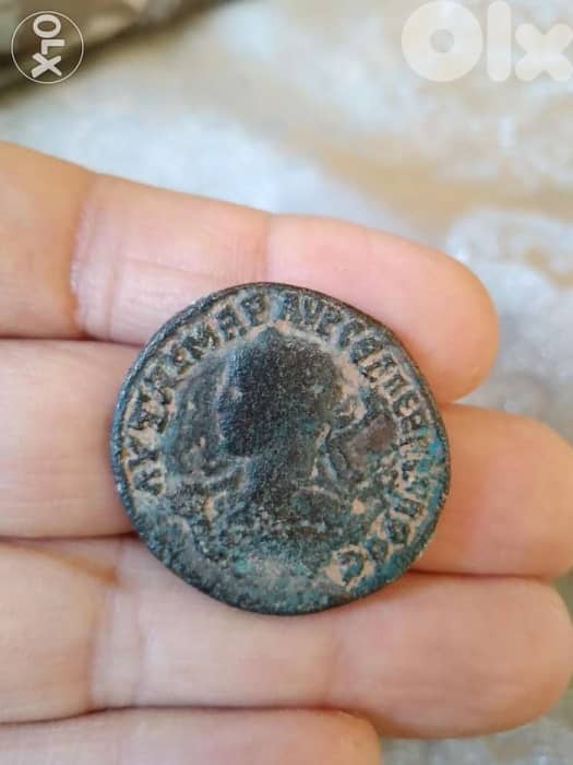 Ancient Roman Phoencian Coin Emperor Severus Alexandar year 222 AD 0