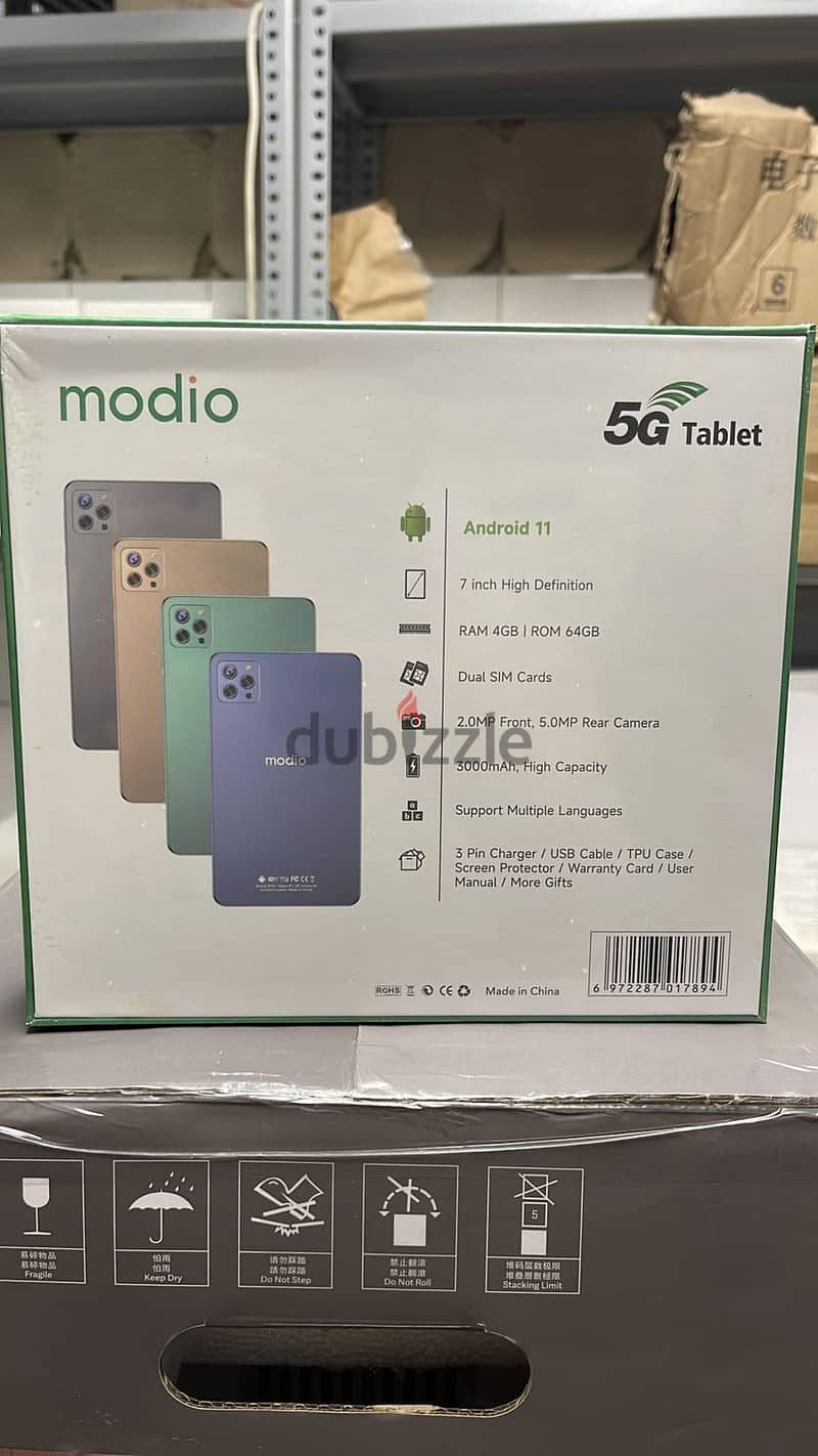 Modio tablet pc M791 5G 4/64gb 256gb 7 inch grey 1