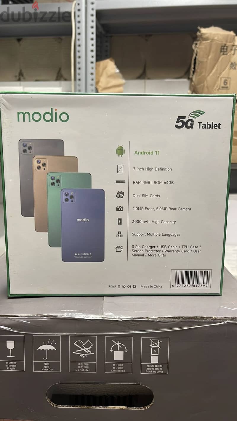 Modio tablet pc M791 5G 4/64gb 256gb 7 inch green 1