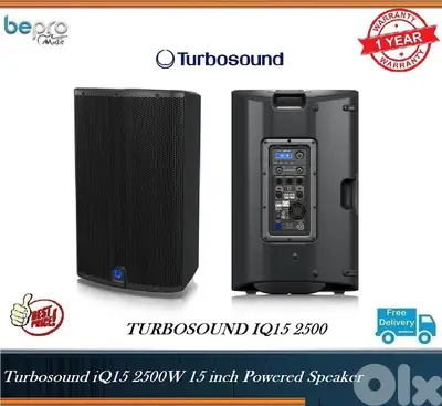 Turbosound iQ15 2500W 15 inch Powered Speaker with DSP Processing