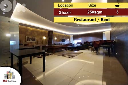 Ghazir 250m2 | Restaurant | Rent | Great Investment | IV