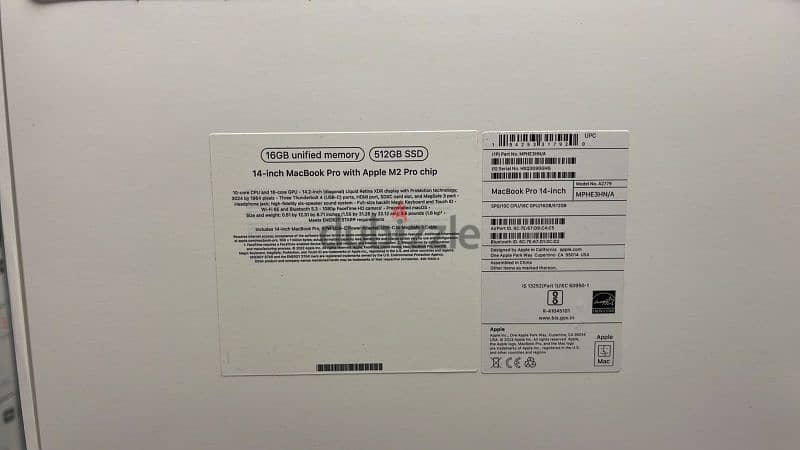 Macbook pro 14 m2 pro 512gb space gray mphe3 1