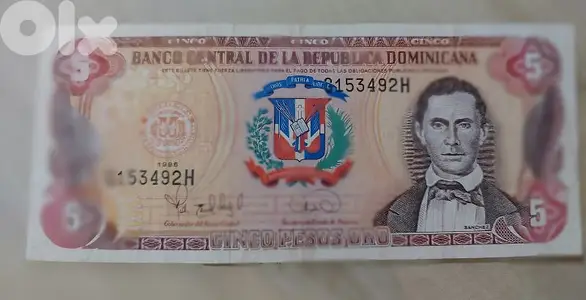 Caribbean Nation Dominican Republic banknote