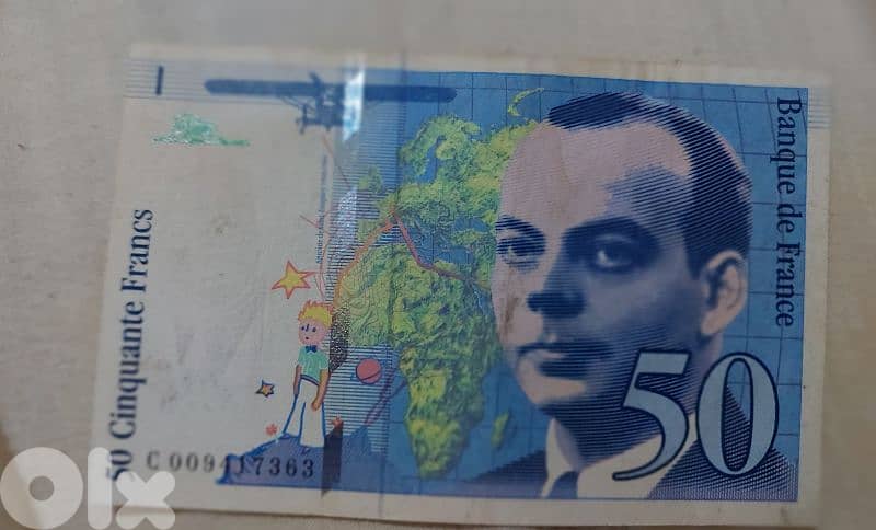Fifty French Francs  Banknote 0