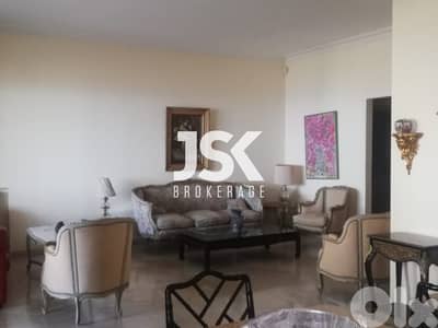 L13063-Spacious Apartment With Terrace And Garden for Rent In Mtyaleb
