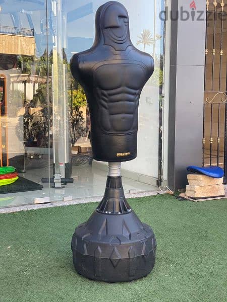 Boxing dummy rubber black 160cm 0