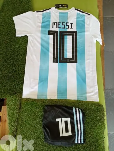 Messi Argentina football Shirt & Short (Made in Thailand)