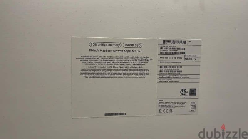 Macbook air 15inch m2 8/256gb silver MQKR3 original 1