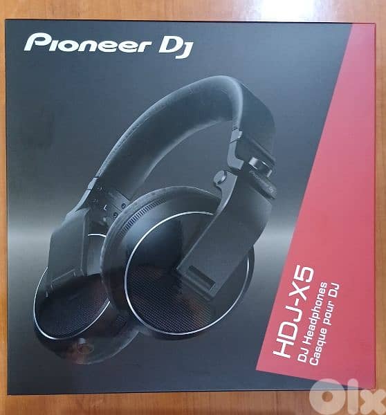 pioneer dj headfone HDJ X5 new in box 0