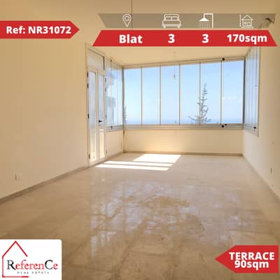 Good deal in blat with terrace شقة للبيع في بلاط مع سطيحة Good deal in blat with terrace شقة للبيع في بلاط مع سطيحة