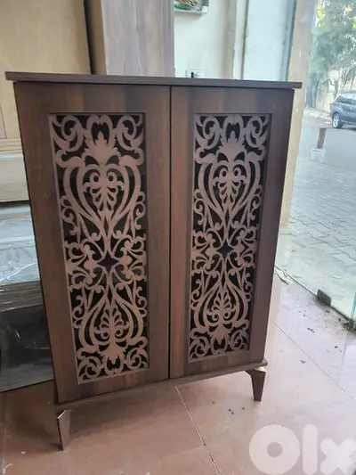 خزائن أحذية تركية جديدة من المعمل لون بني غامق