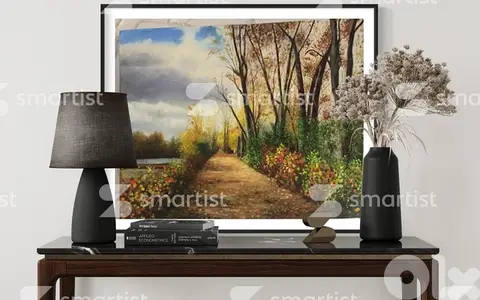 oil painting without fram