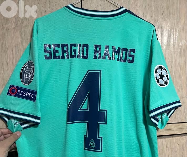 sergio ramos 4 real madrid 2020 THIRD climalite edition adidas jersey 0