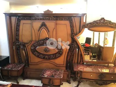 أوضة نوم ملكية خشب زان مصرية