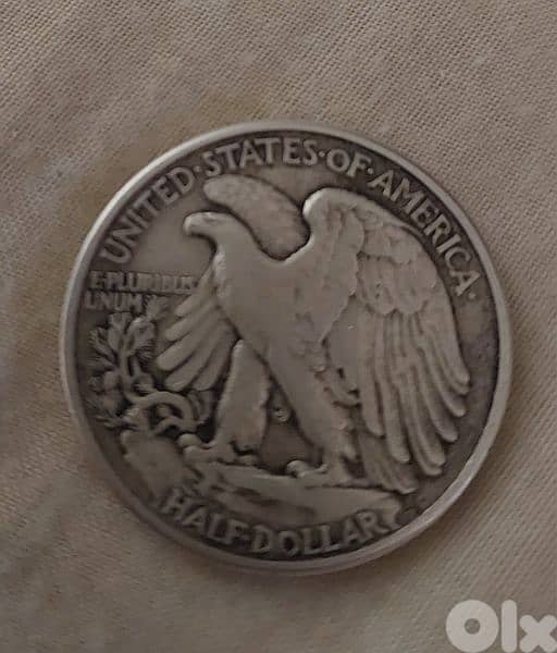 USA Dancing Liberity Silver Half Dollar coin year 1944 wieght 12.5 gr 0