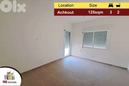 Achkout 125m2 | Mint Condition | Mountain View | Modern | DA