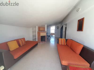 Semi-Furnished Rooftop in Dhour El Choueir with Mountain and Sea View