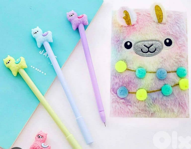 cute Lama pens 0