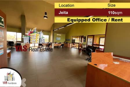 Jeita 110m2 Office + 110m2 Terrace | Prime Location | Rent | Unique |