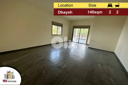 Dbayeh/zouk el khrab 140m2 | Brand New | Excellent Condition | MJ |