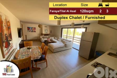 Faraya / Tilal Al Asal 120m2 | Duplex | Rarely Used | Furnished | DA