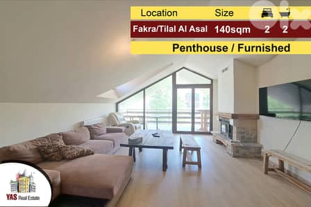 Faraya/Tilal Al Asal 140m2 | Penthouse | Mountain View | Modern | DA