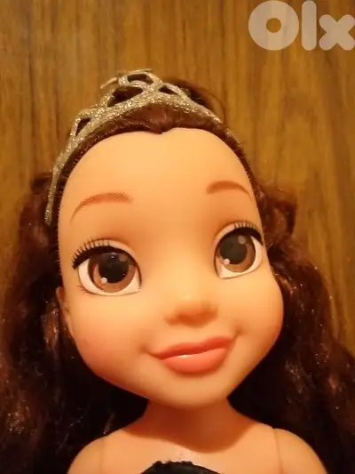 BELLE BEATY &THE BEAST ANIMATOR Disney as new Big doll glass eyes=22$