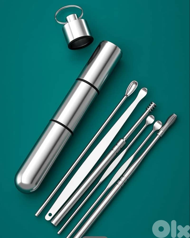 6Pcs Stainless Steel Ear Wax Remover 0