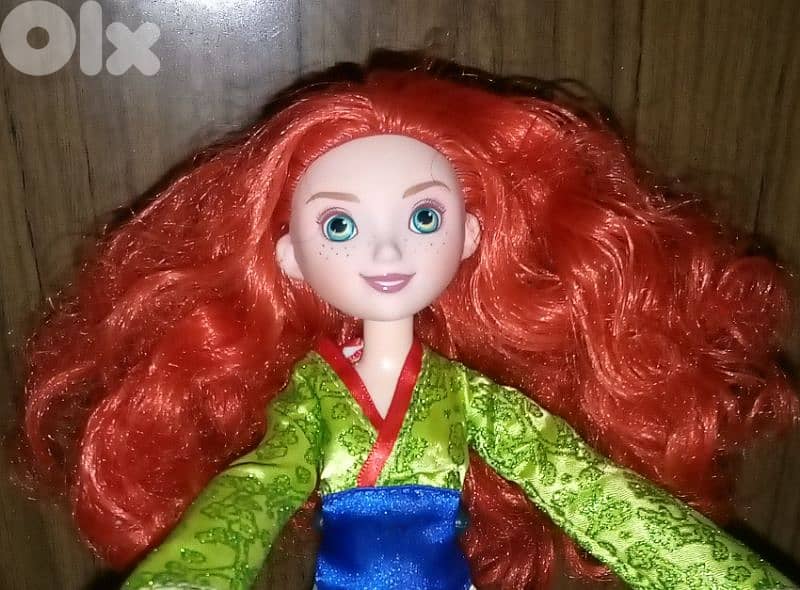 Princess MERIDA -BRAVE The Disney movie Hasbro character Great doll=22 4