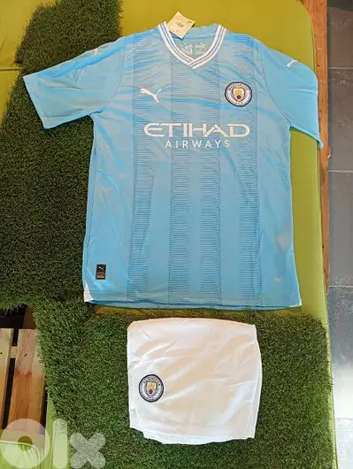Manchester City Home Football Shirt & Short(made in Thailand)