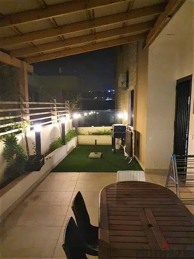 240 SQM Apartment in Mansourieh, Metn with Valley and Partial Sea View